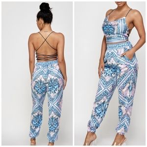 Silk Pant 2 Piece Set